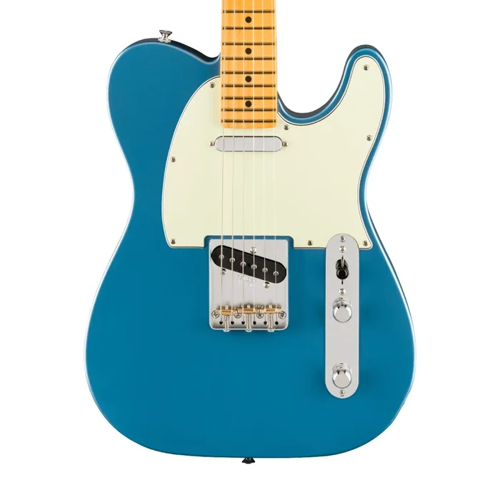 Fender American Professional Classic Telecaster Electric Guitar – Maple – Faded Lake Placid Blue