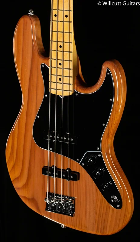 Fender American Professional II Jazz Bass Maple Fingerboard Roasted Pine Maple Fingerboard DEMO