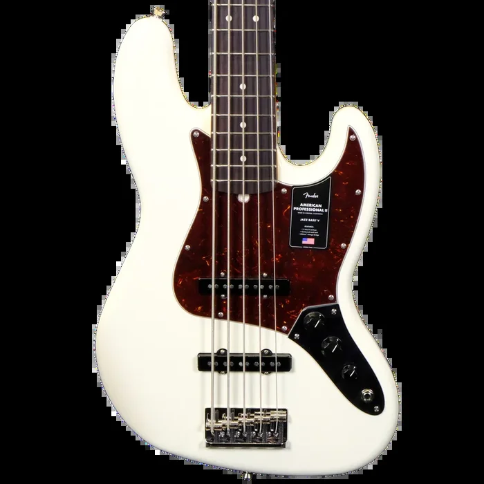 Fender American Professional II Jazz Bass V – Olympic White