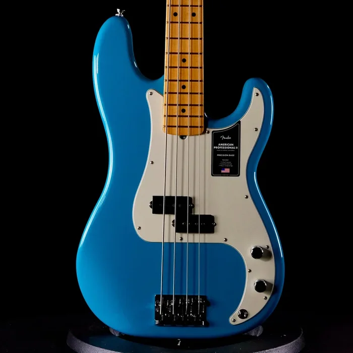 Fender American Professional II Precision Bass – Miami Blue with Maple Fingerboard