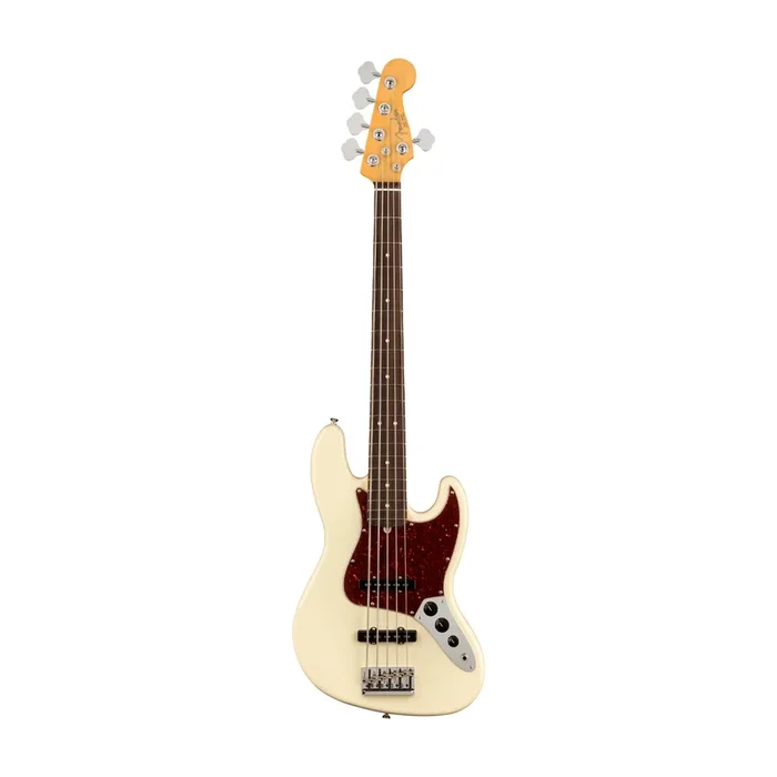 Fender American Professional Il Jazz Bass V Electric Bass – Olympic White
