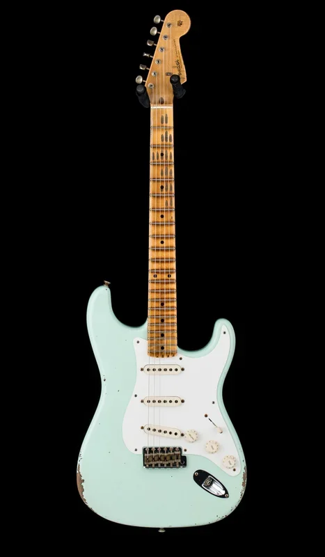 Fender Custom Shop 1958 Stratocaster Relic – Super Faded Aged Surf Green #77735