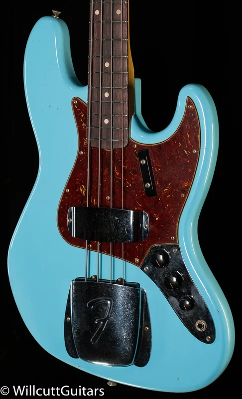 Fender Custom Shop 1964 Jazz Bass Journeyman Relic Daphne Blue (053)