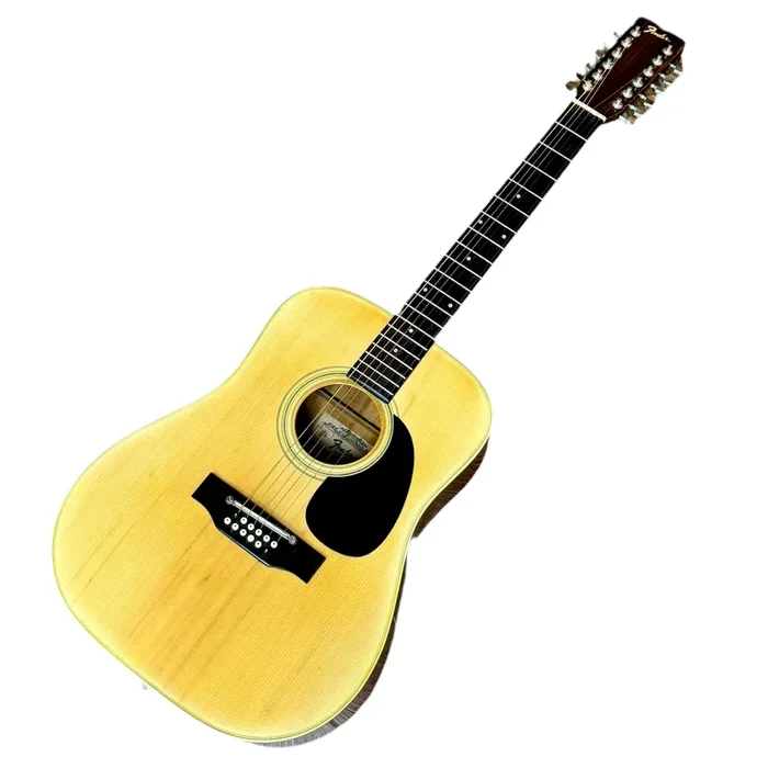 Fender F-55-12 12-String Acoustic Guitar (Strung w/ 6 Strings)