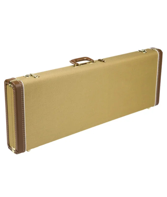 Fender G&G Deluxe Strat/Tele Hardshell Case – Tweed with Red Poodle Plush Interior