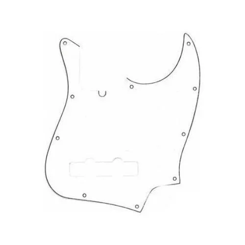 Fender Jazz Bass Pickguard ’75 3-Ply White/Black/White
