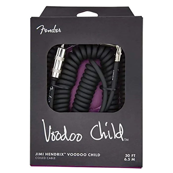 Fender Jimi Hendrix Voodoo Child 30′ Cable Black