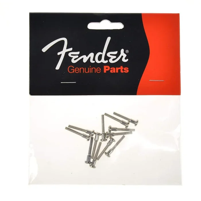 Fender Mounting Screws for Samarium Cobalt Noiseless Pickups, #4-40 thread, (Qty 12)