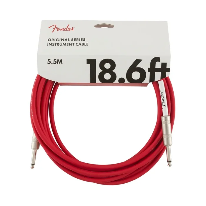 Fender Original Series18.6′ Instrument Cable – Fiesta Red