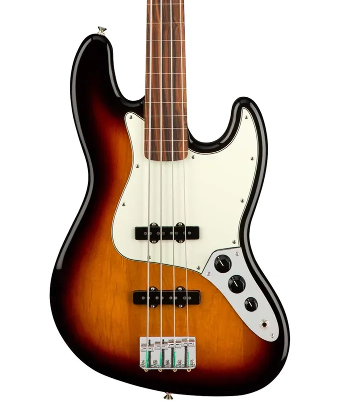 Fender Player Jazz Bass Fretless Electric Bass Guitar – 3-Color Sunburst | Used