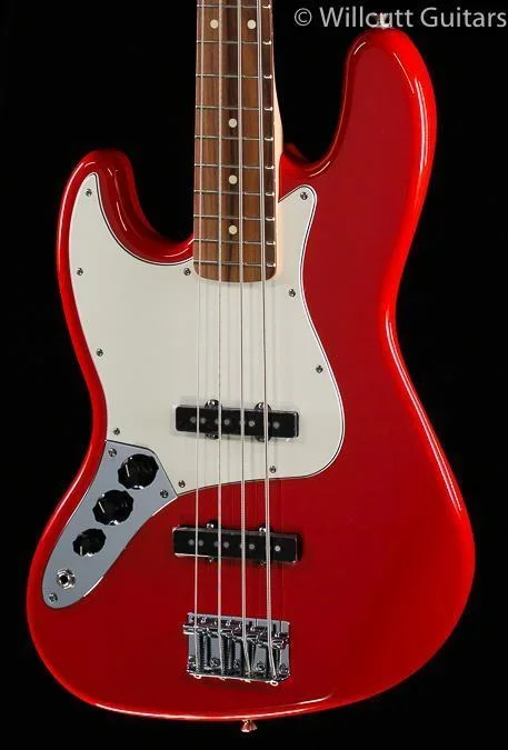 Fender Player Jazz Bass Left-Handed, Pau Ferro Fingerboard, Sonic Red