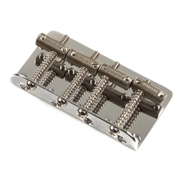 Fender Pure Vintage 58 Precision Bass Bridge Assembly in Nickel Chrome