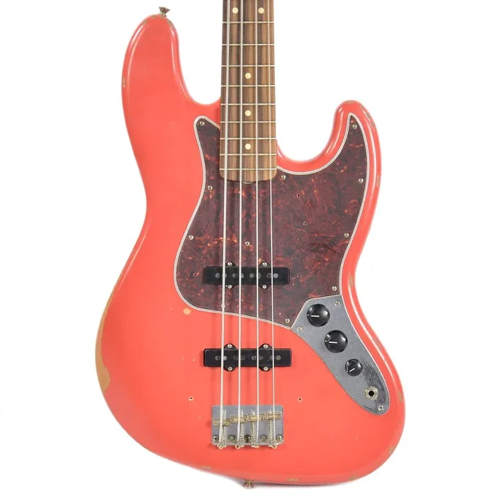Fender Road Worn ’60s Jazz Bass PF Fiesta Red