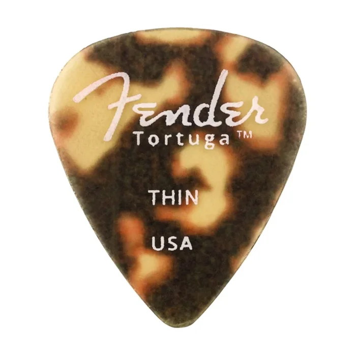 Fender Tortuga Picks 351 Thin 3 Pack (18) Bundle