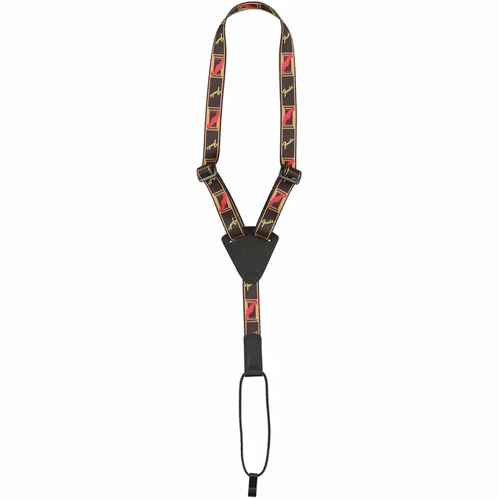 Fender Ukulele Strap Black/Yellow/Red