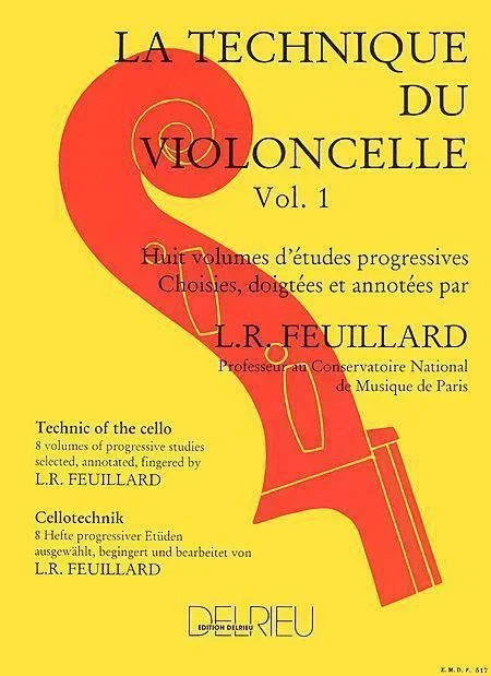 Feuillard, Technique for the Cello Volume 1 (Delrieu)
