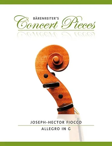 Fiocco, J.H. (Sassmannshaus): Allegro in G Major (violin & piano) Barenreiter Concert Pieces
