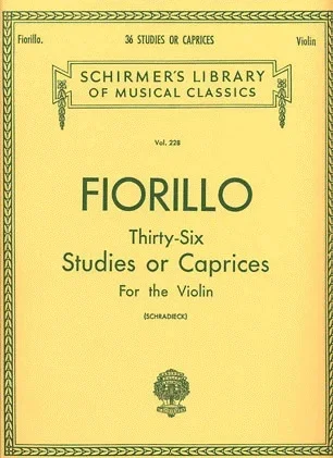 Fiorillo (Schradieck): 36 Studies or Caprices (violin)