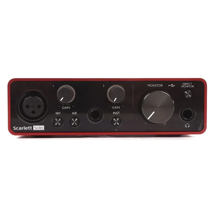 Focusrite Scarlett Solo 3rd Gen USB 2×2 Digital Interface