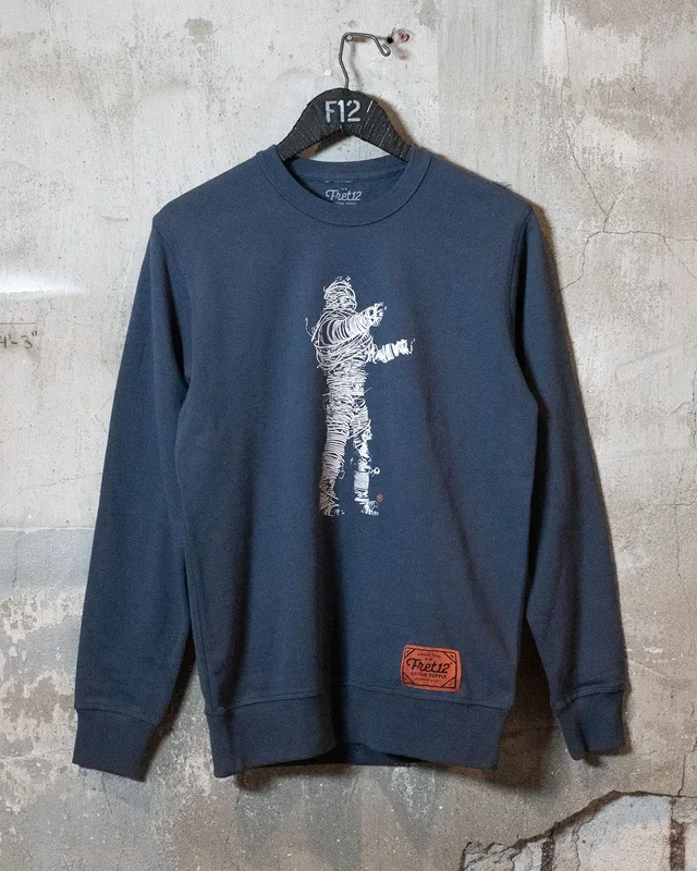 FRET12 STRING THING CREWNECK – PETROL BLUE