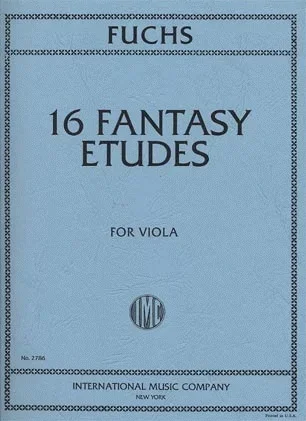 Fuchs, L.: 16 Fantasy Etudes (viola) IMC