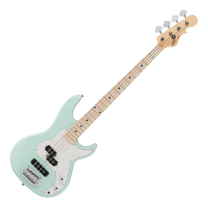 G&L Tribute Series SB-2 4-String Bass Guitar – Surf Green