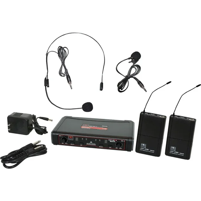 Galaxy Audio EDXR-38VV Dual-Channel Wireless Lavalier System Band N Black – EDXR-38VVD