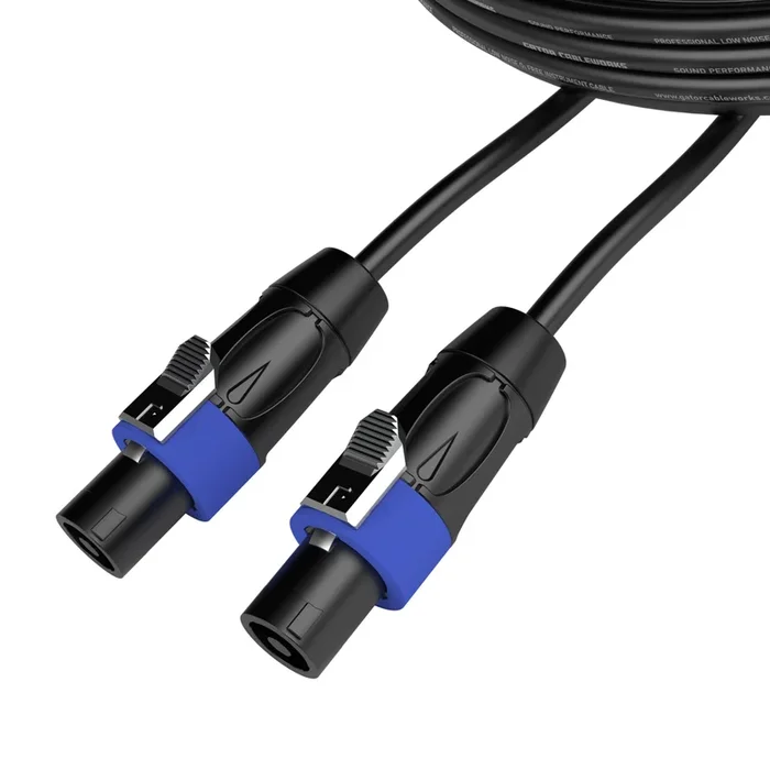 Gator CableWorks Headliner Series 25 Foot Twist Lock Connector to Twist Lock Connector Speaker Cable