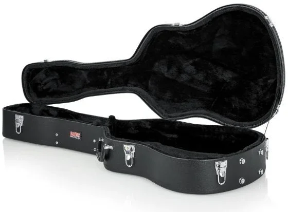 Gator Economy Wood Case – 12-string Acoustic Dreadnought Guitar Wood Case – GWE-DREAD12