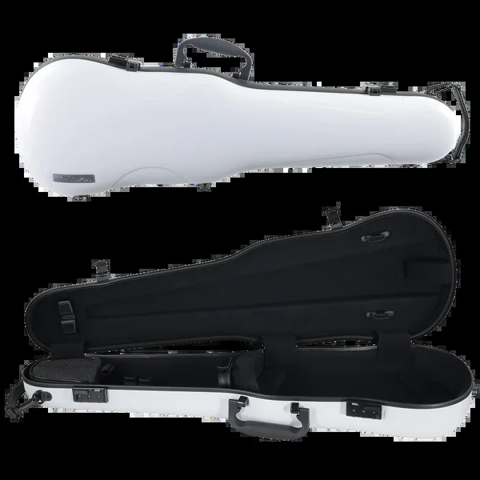 GEWA Air 1.7 Shaped Violin Case 4/4 Matte White with Subway Handle