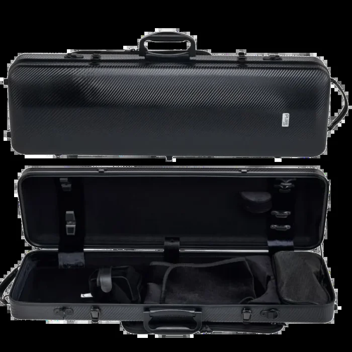 GEWA Pure Polycarbonate Oblong Violin Case 2.4kg Black