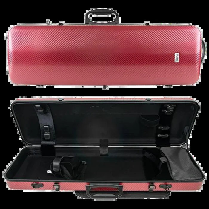 GEWA Pure Polycarbonate Oblong Violin Case 2.4kg Red