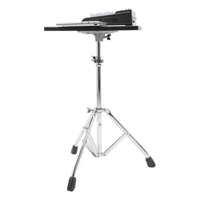 Gibraltar 77WKST Workstation Elliptical Leg Base 2-Tier Stand with 15×18 Mounted Table