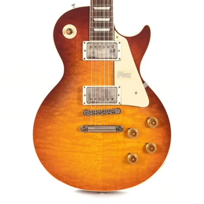Gibson Custom 1958 Les Paul Standard “CME Spec” Plain Top Slow Iced Tea Fade VOS w/59 Carmelita Neck