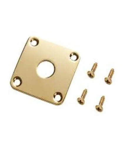 Gibson Metal Jack Plate – Gold