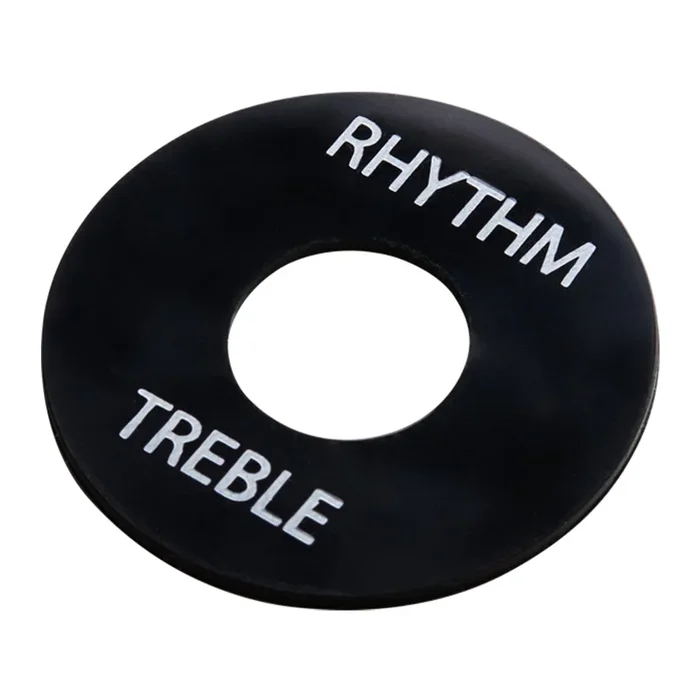 Gibson Toggle Switch Washer – Black, White Imprint