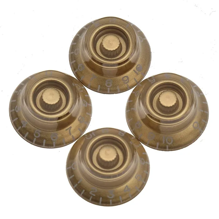 Gibson Top Hat Knobs 4-Pack – Gold