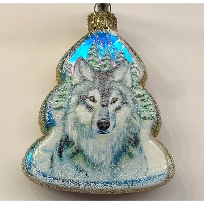 Glass Colorado Wolf