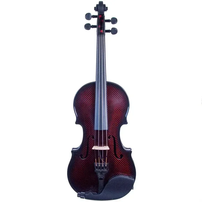 Glasser AE Violín acústico-eléctrico compuesto de carbono de 4 cuerdas para zurdos, naranja