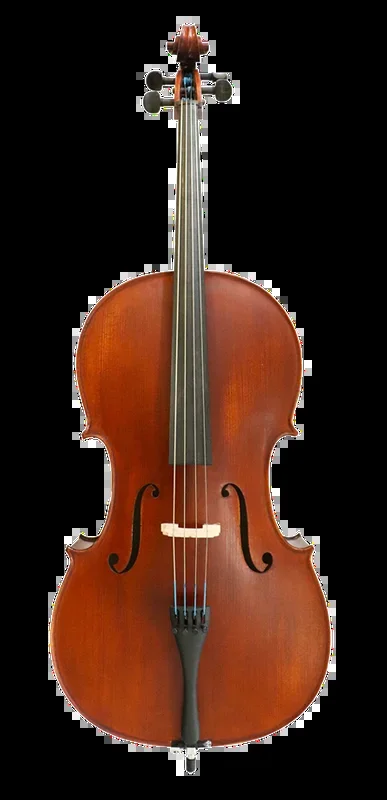 Gliga II Cello Outfit with Dark Antique Varnish 3/4