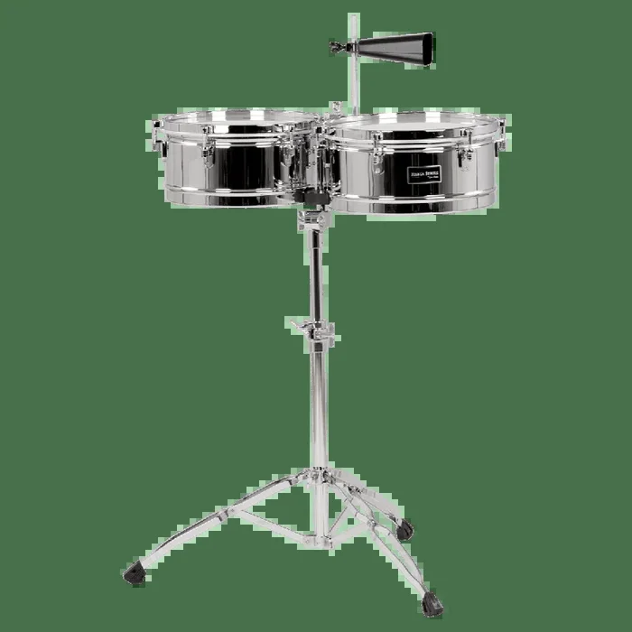 Gon Bops Fiesta Timbale Set 13″ & 14″ Chrome