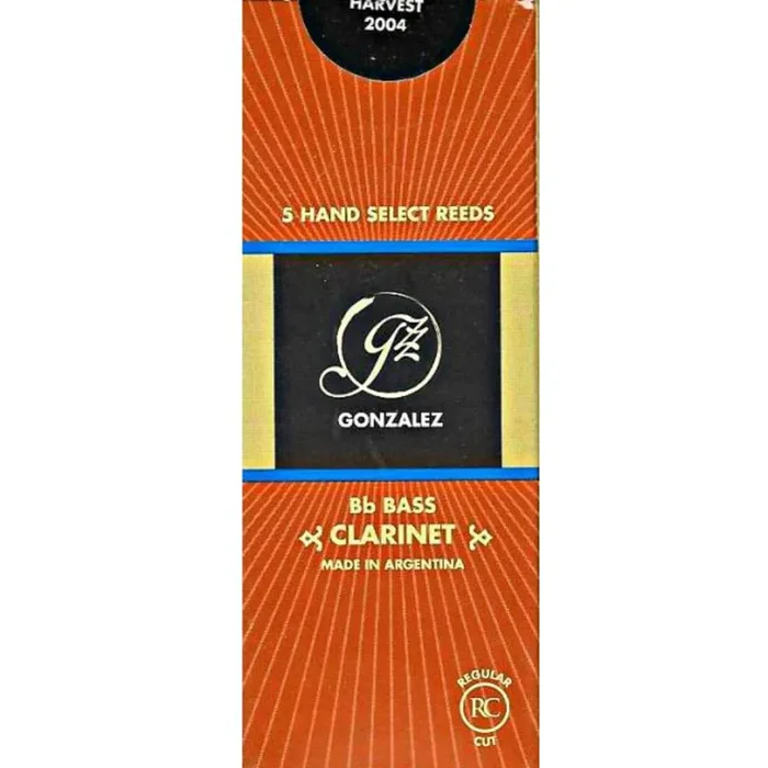 Gonzalez Bass Clarinet ‘RC’ Reeds Strength 2.5, Box of 5