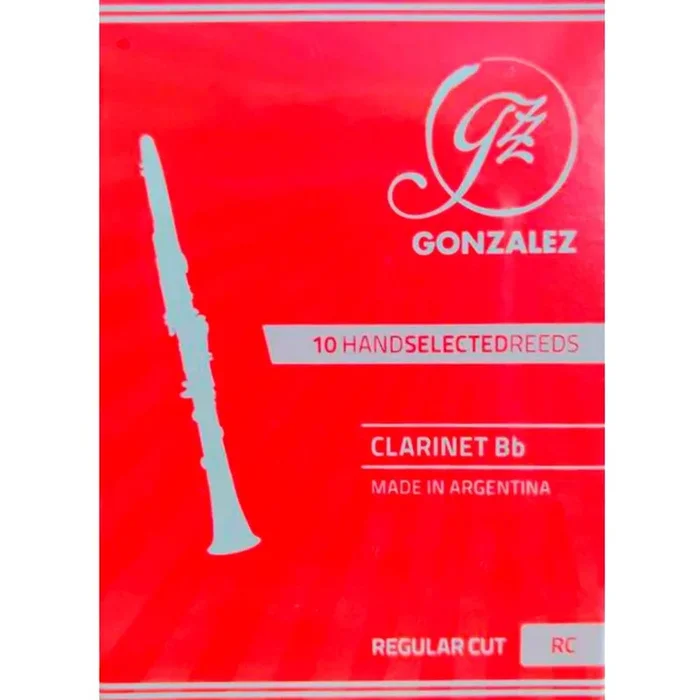 Gonzalez Bb Clarinet ‘RC’ Reeds Strength 3, Box of 10