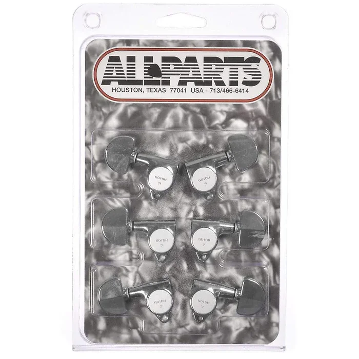 Gotoh Full-Size 3×3 Tuners – Chrome