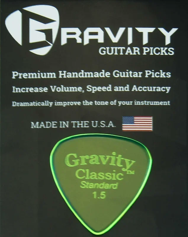 Gravity Picks Classic – 1.5 mm Standard Polished