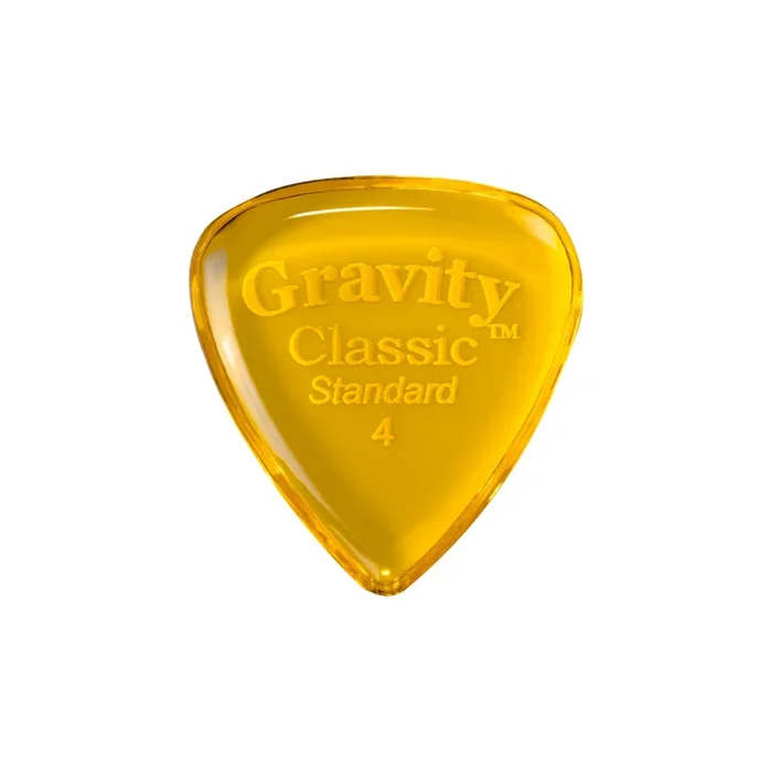 Gravity Picks Classic Standard 4mm – Polished Yellow