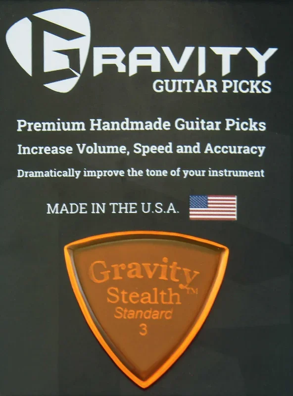 Gravity Picks Stealth – 3.0mm Standard Polished