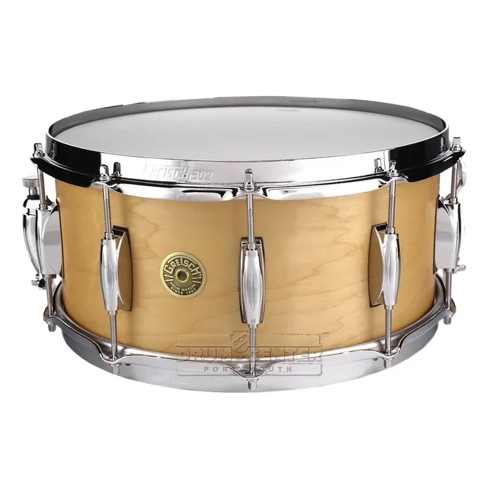 Gretsch Broadkaster Snare Drum 14×6.5 10-Lug Satin Natural