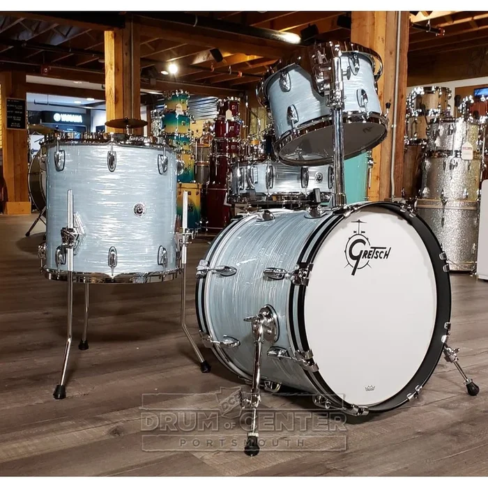 Gretsch Brooklyn 4pc Jazz Drum Set Vintage Oyster White – DCP Exclusive!