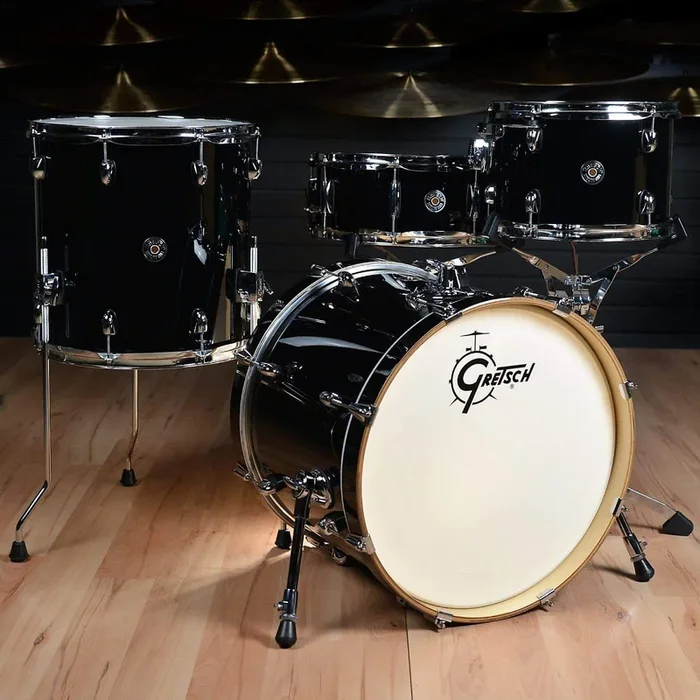 Gretsch Catalina Club 12/14/18/5×14 4pc. Drum Kit Piano Black